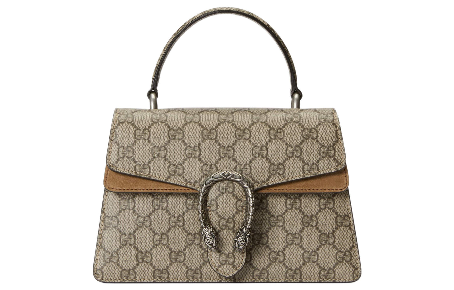 (WMNS) Gucci Small Dionysus Top Handle Bag 'Beige Ebony' 739496-KHNRN-8642