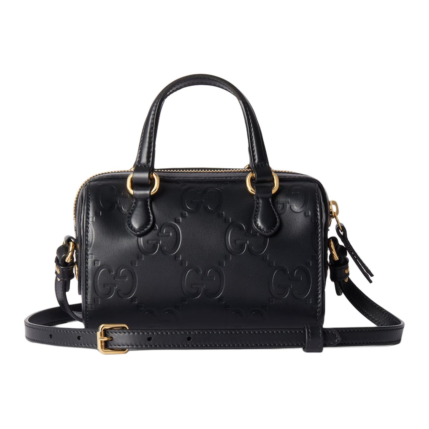 (WMNS) Gucci GG Super Mini Top Handle Bag 'Black' 790130-AADLO-1000