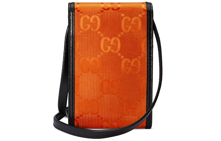 Gucci Off The Grid Leather Shoulder Messenger Bag 'Orange Black' 625599-H9HAN-7560