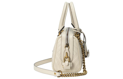 (WMNS) Gucci GG Marmont Small Top Handle Bag 'White' 746319-AABZB-9022