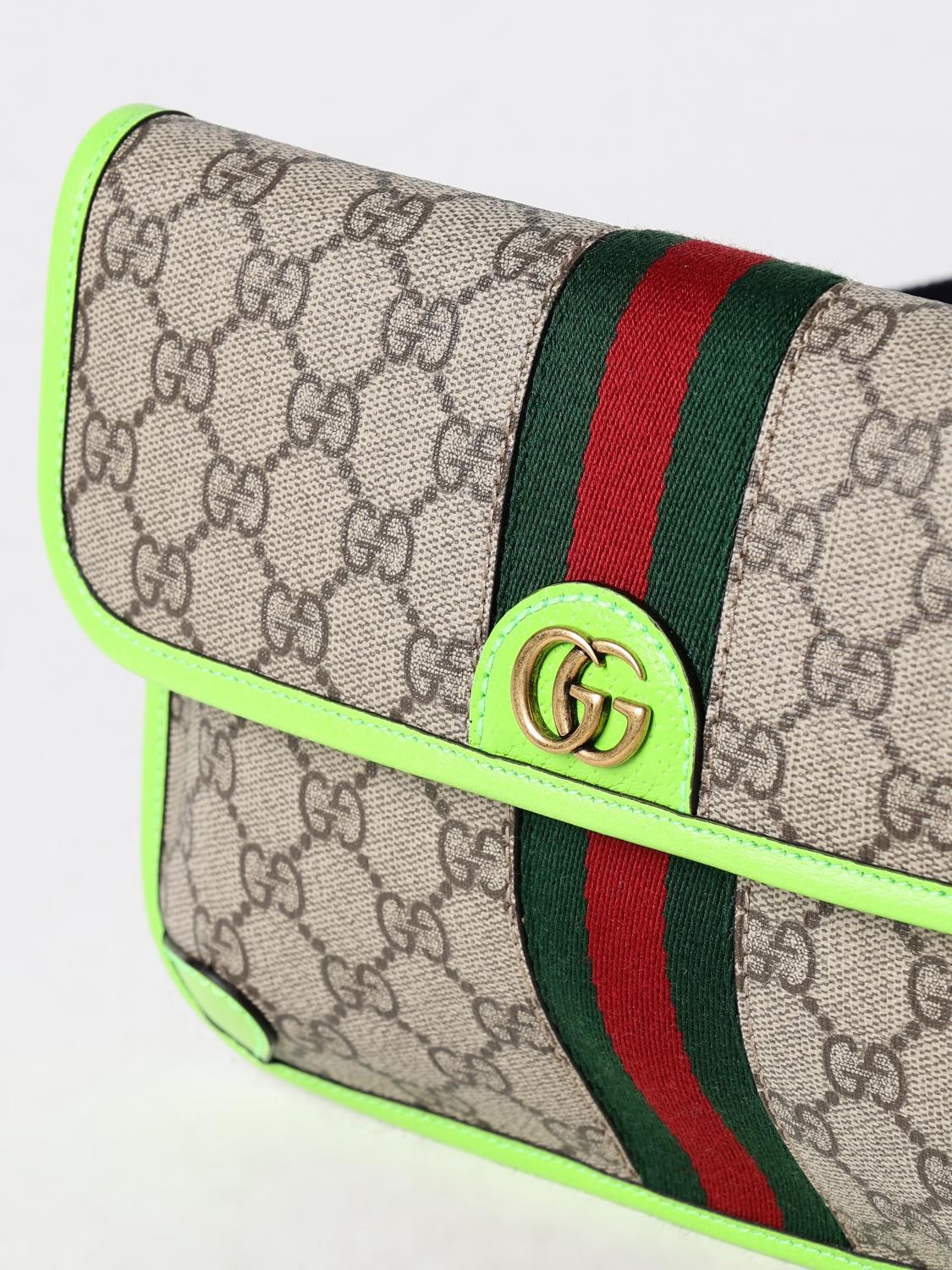 Gucci Shoulder Bag Men Green Men