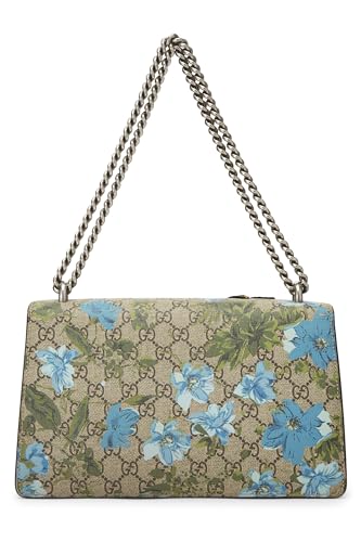 Gucci,  Blue GG Supreme Canvas Embroidered Dionysus Shoulder Bag Small, Brown