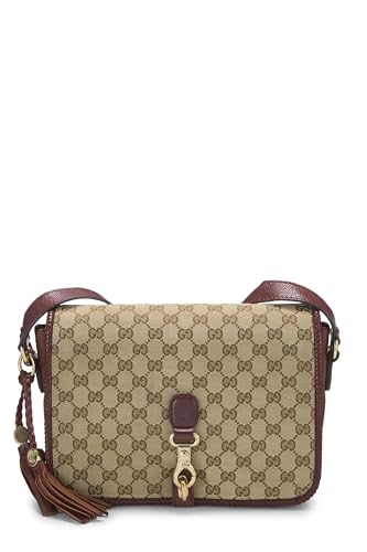 Gucci,  Burgundy Original GG Canvas Marrakech Crossbody, Burgundy