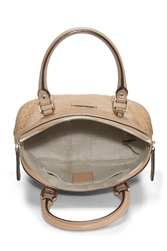 Gucci,  Beige Microguccissima Leather Nice Dome Bag Mini, Beige