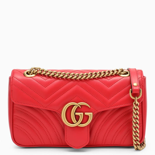 Gucci Gg Marmont Red Small Shoulder Bag Women