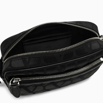 Valentino Garavani Black Iconographe Shoulder Bag Men