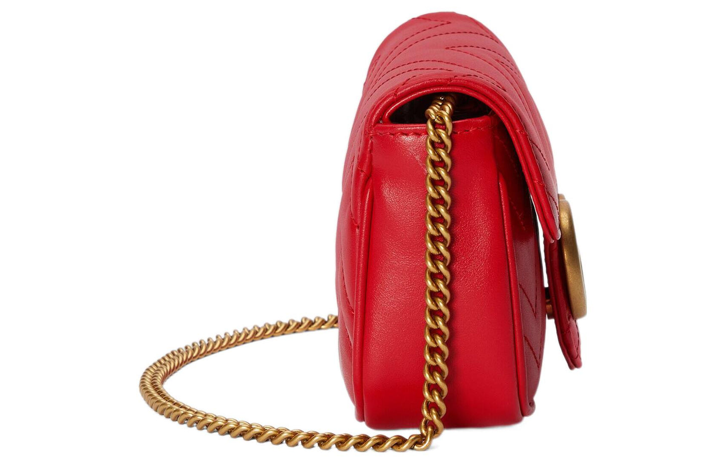 (WMNS) Gucci GG Marmont Matelasse Super Mini Bag 'Red' 476433-DTDHT-6832