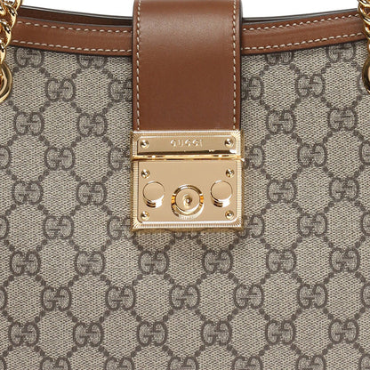 (WMNS) Gucci Padlock Medium GG Shoulder Bag 'Beige Brown' 479197-KHNKG-8534