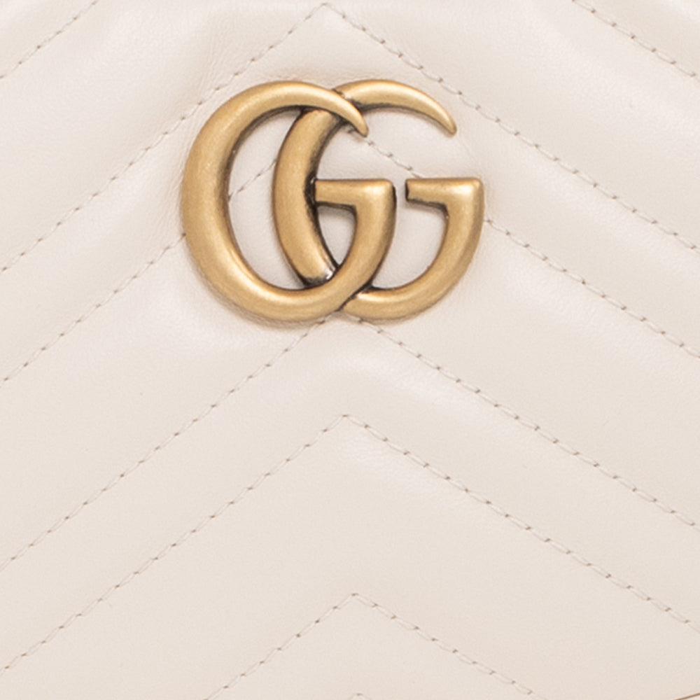 (WMNS) Gucci GG Marmont Half-Moon-Shaped Mini Bag 'Mystic White' 699514-DTDHT-9022