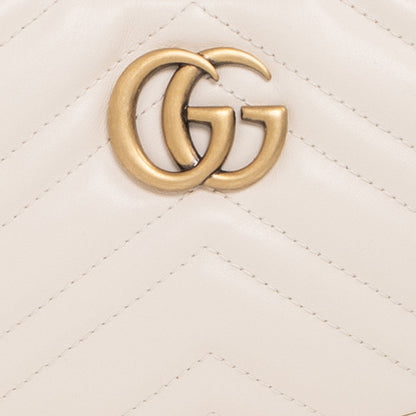 (WMNS) Gucci GG Marmont Half-Moon-Shaped Mini Bag 'Mystic White' 699514-DTDHT-9022