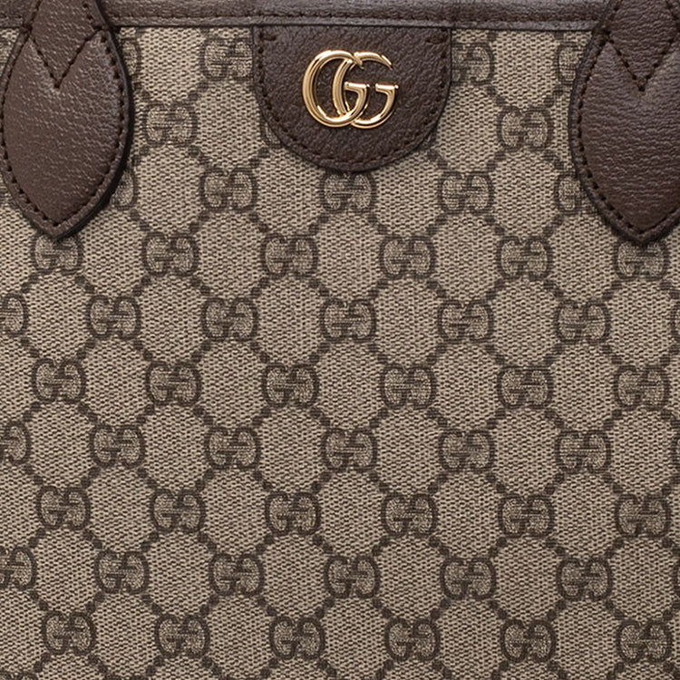 (WMNS) Gucci Ophidia Large Tote Bag 'Beige Ebony' 739729-K9GSG-8358