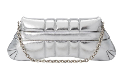 (WMNS) Gucci Horsebit Chain Medium Shoulder Bag 'Silver' 764255-AACY5-8106