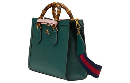 (WMNS) Gucci Diana Small Tote Bag 'Dark Green' 702721-U3ZDT-3670