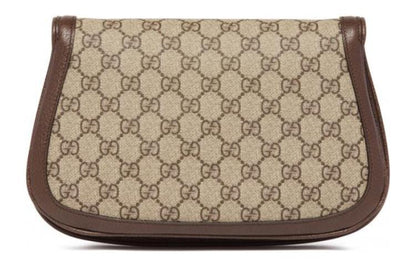 (WMNS) Gucci Blondie Shoulder Bag 'Beige Ebony Supreme' 699268-K9GSG-8358