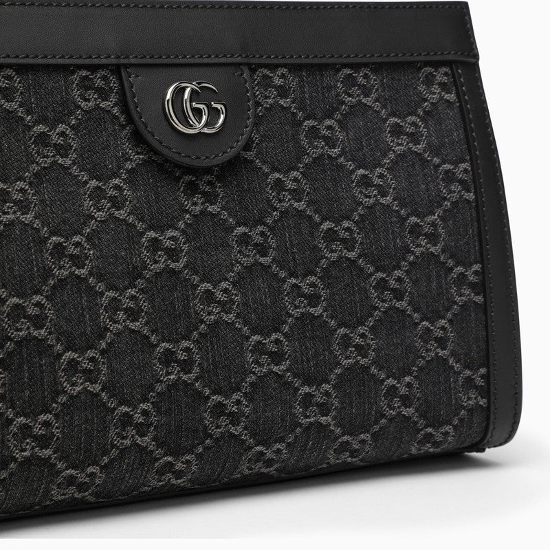 Gucci Ophidia Small Shoulder Bag Black/Grey Women