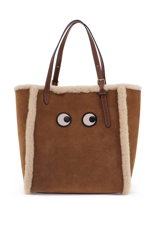 Anya Hindmarch Tote Bag With Shearling Eyes Women