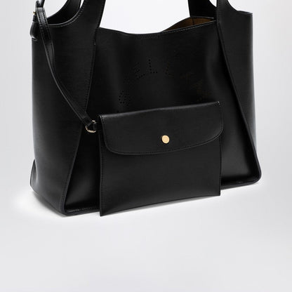 Stella Mccartney Black Medium Stella Logo Bag Women