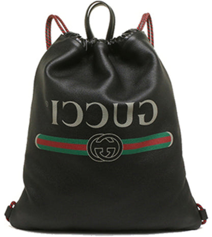 (WMNS) Gucci Print Drawstring Backpack 516639-OGCBT-8163