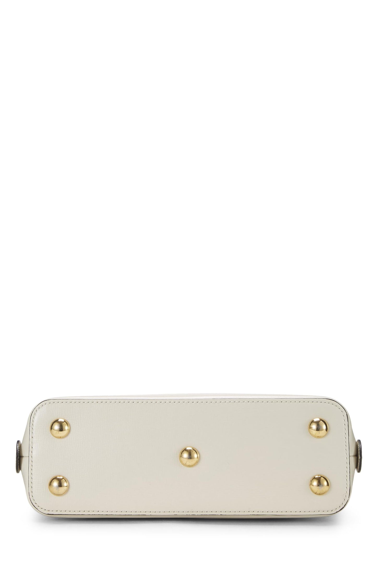 Gucci,  White Original GG Supreme Canvas Horsebit Handbag Small, White