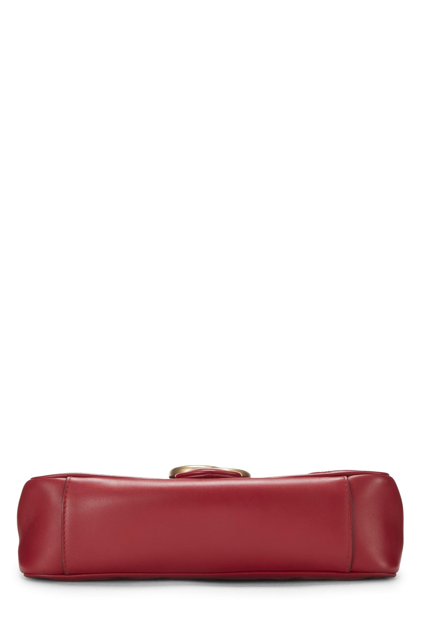 Gucci,  Red Leather GG Marmont Shoulder Bag Small, Red