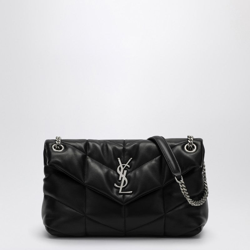 Saint Laurent Black Small Loulou Puffer Bag Women