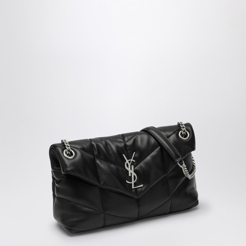 Saint Laurent Black Small Loulou Puffer Bag Women