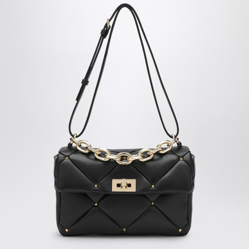 Valentino Garavani Black Rockstud Spike Bag Women