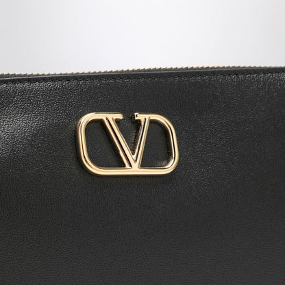 Valentino Garavani Black Leather Vlogo Signature Mini Bag Women