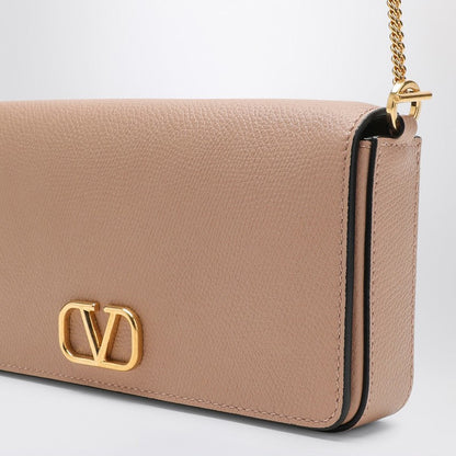 Valentino Garavani Vlogo Signature Cinnamon Rose Shoulder Bag Women