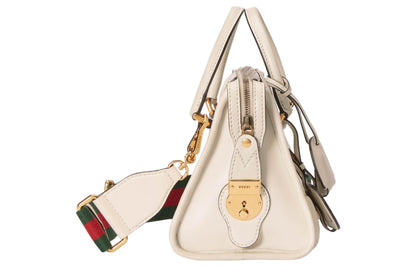 (WMNS) Gucci Bauletto Small Top Handle Bag 'White' 715772-AAA0O-9041