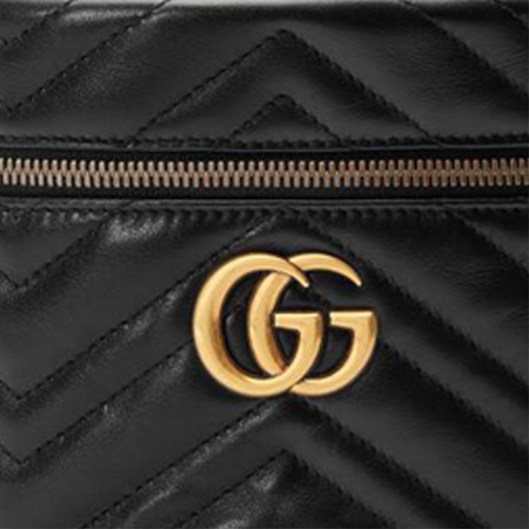 (WMNS) Gucci GG Marmont Small Cosmetic Case 'Black' 611004-DTDCT-1000