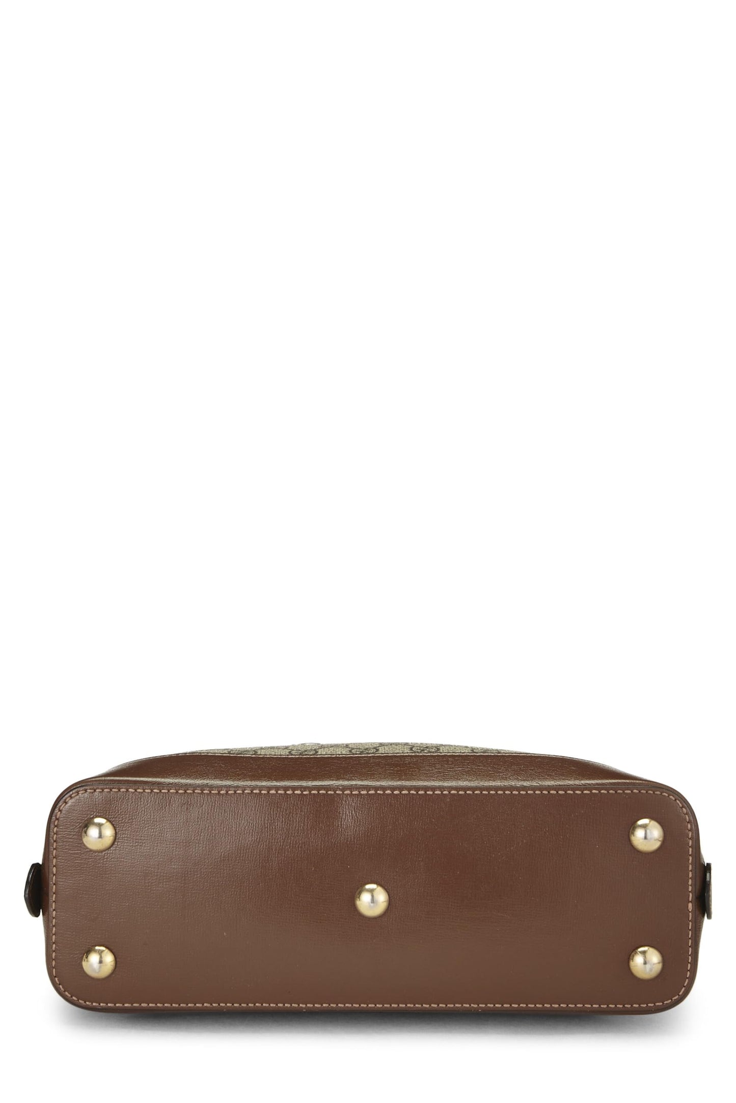 Gucci,  Brown Original GG Supreme 1955 Horsebit Top Handle Bag, Brown