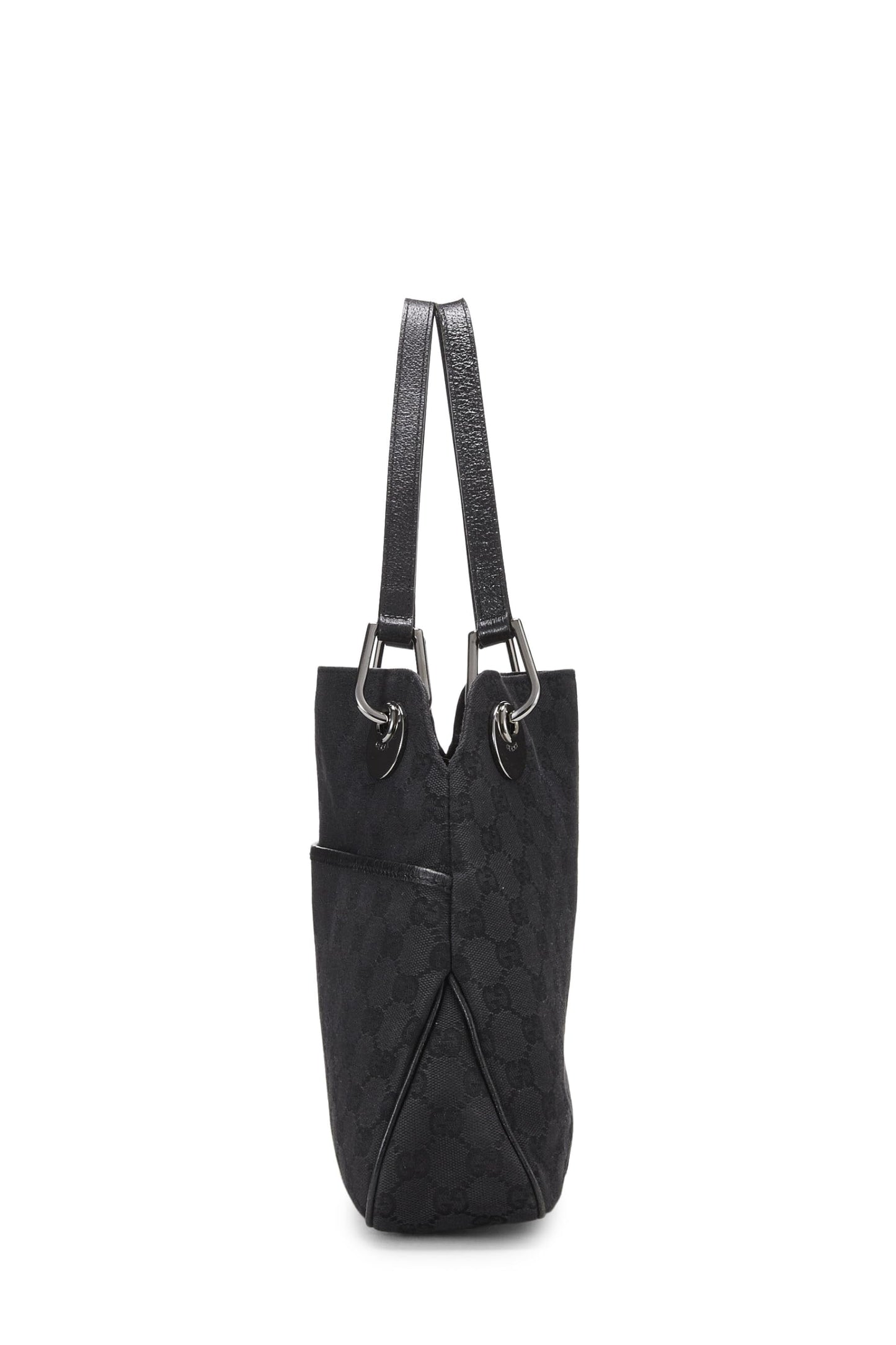 Gucci,  Black Original GG Canvas Eclipse Tote Large, Black