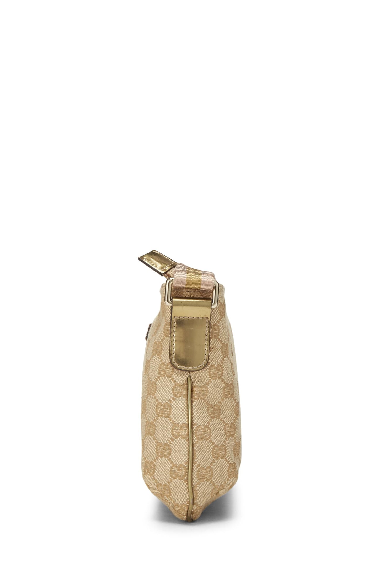 Gucci,  Original GG Canvas Web Messenger, Gold