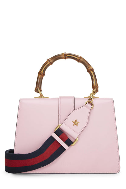 Gucci,  Pink Leather Dionysus Bamboo Handbag, Pink