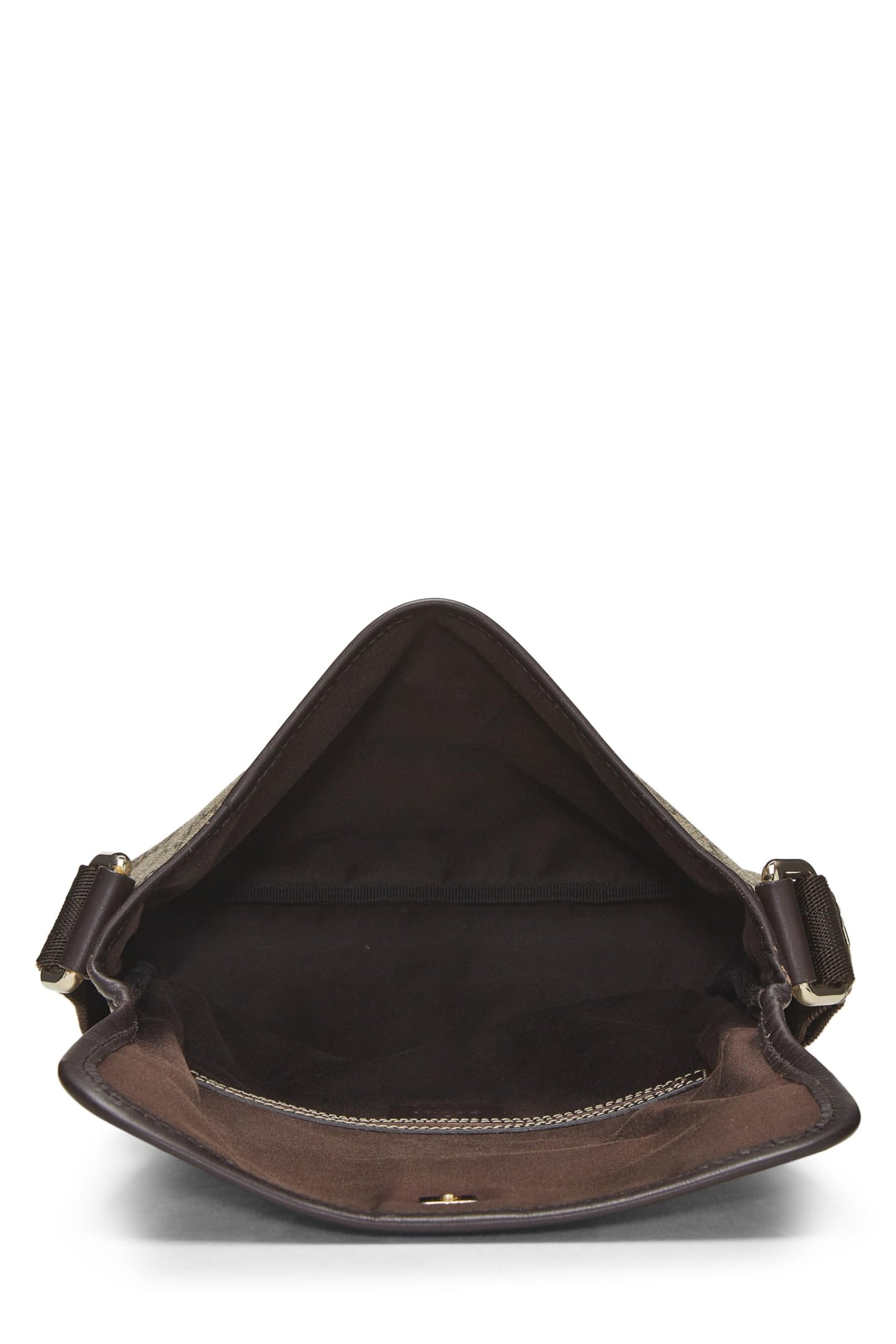 Gucci,  Original GG Supreme Canvas Flap Messenger Small, Brown