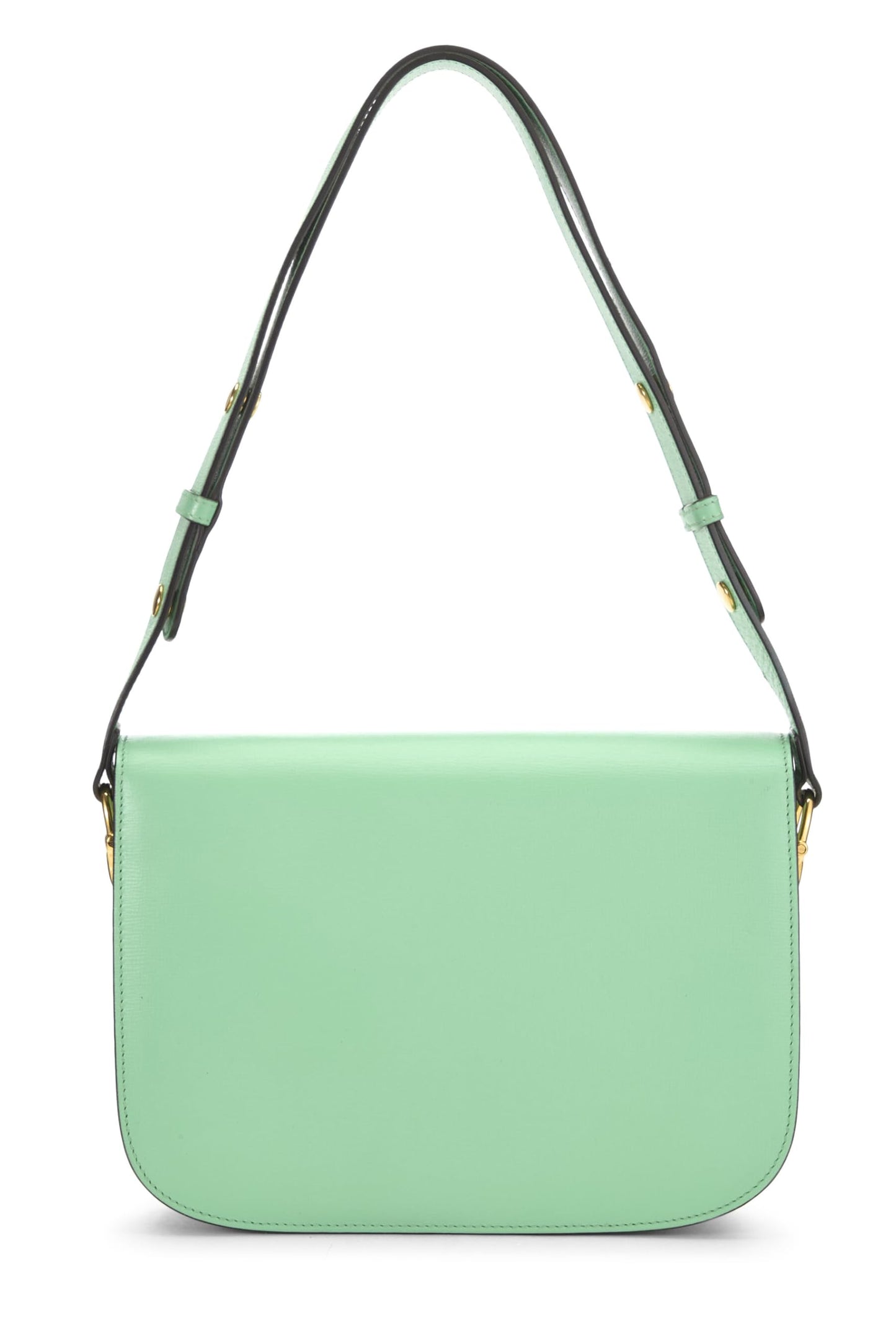 Gucci,  Green Leather 1995 Horsbit Shoulder Bag, Green