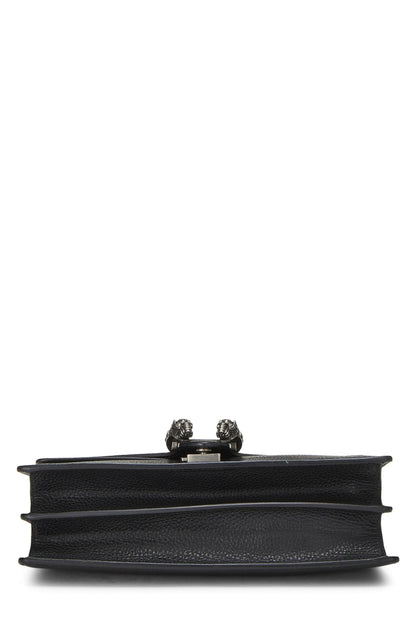 Gucci,  Black Leather Dionysus Shoulder Bag Small, Black