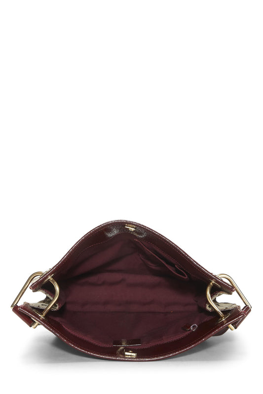 Gucci,  Burgundy Original GG Canvas Shoulder Bag, Burgundy