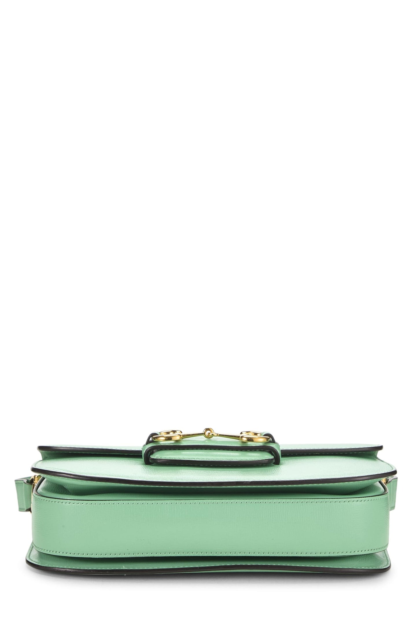 Gucci,  Green Leather 1995 Horsbit Shoulder Bag, Green