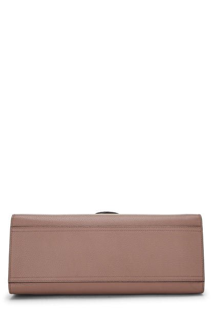 Gucci,  Pink Leather Marmont Top Handle Flap Bag, Pink