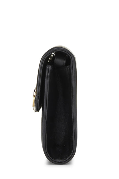 Gucci,  Black Leather Matisse Convertible Clutch, Black