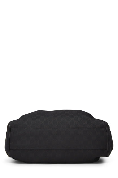 Gucci,  Black Original GG Canvas Sukey Tote, Black