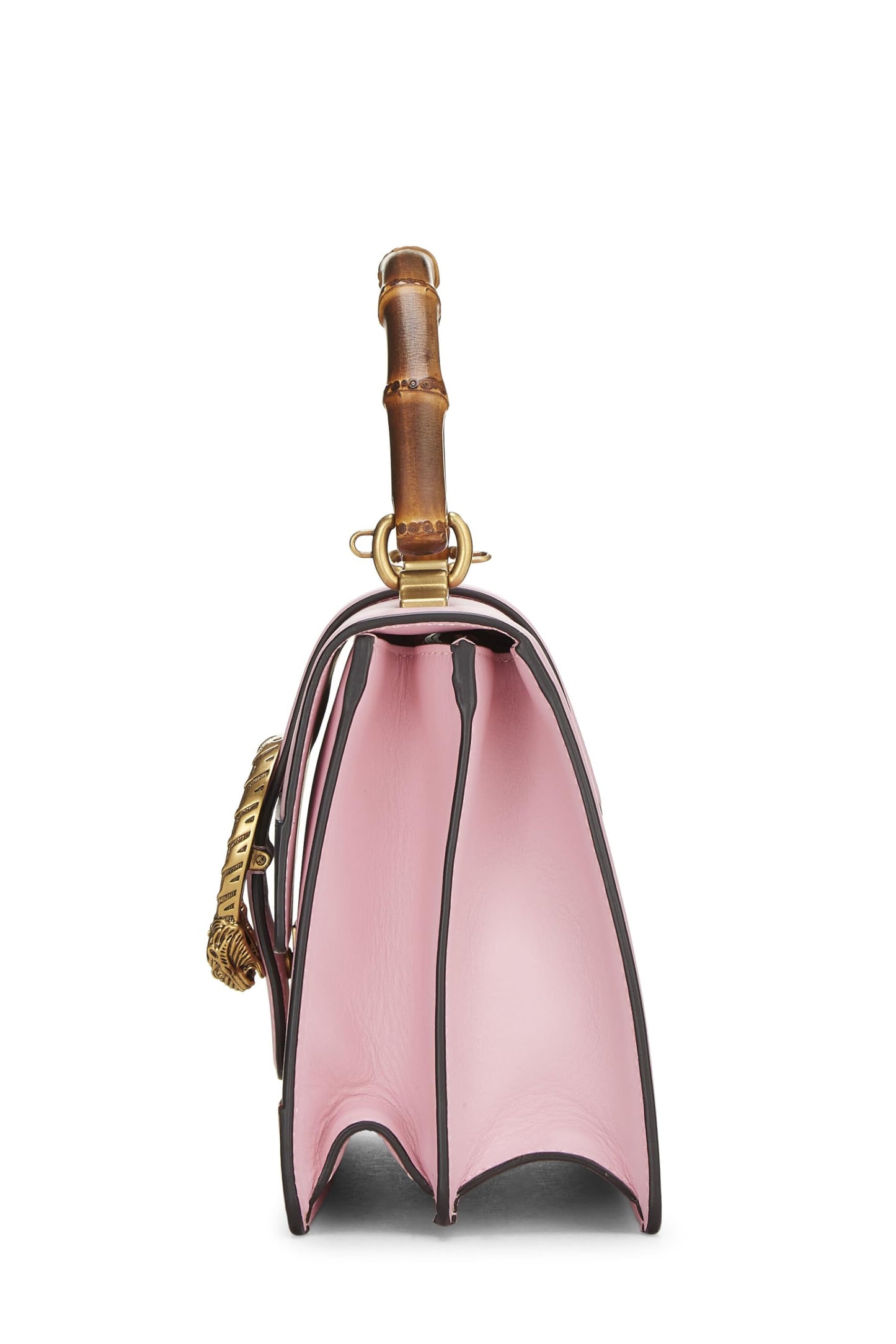 Gucci,  Pink Leather Dionysus Bamboo Handbag, Pink