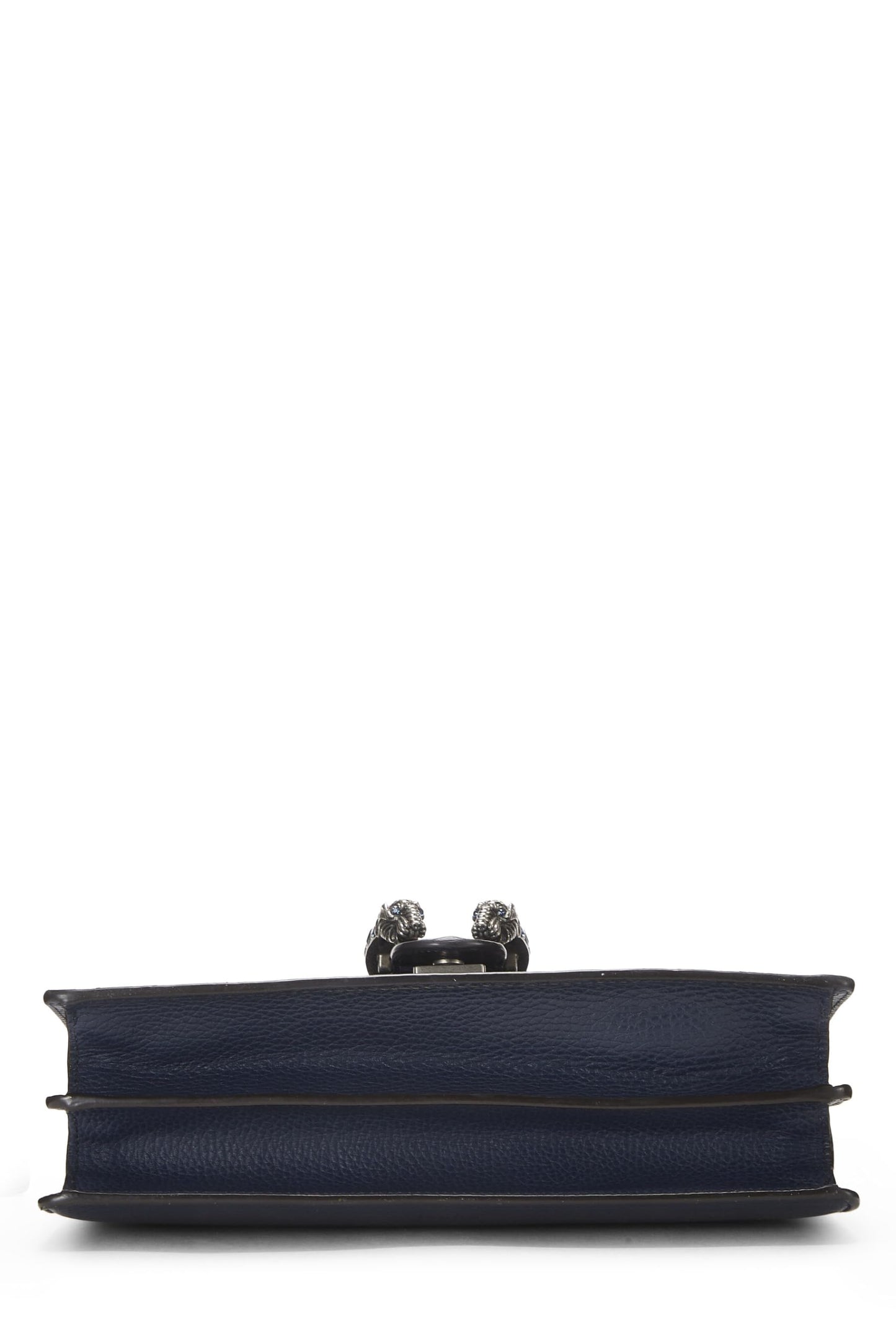 Gucci,  Navy Leather Dionysus Shoulder Bag Small, Navy