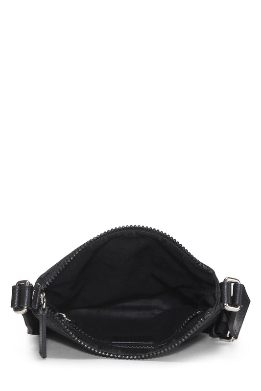 Gucci,  Black Original GG Canvas Double Zip Messenger Small, Black