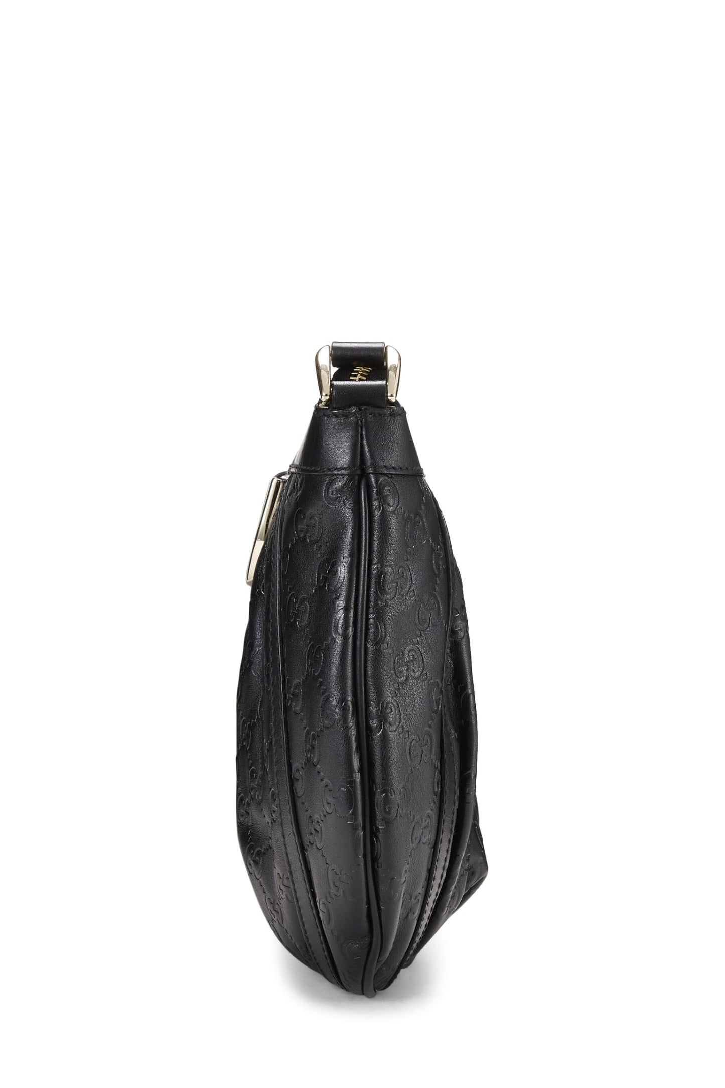 Gucci,  Black Guccissima Abbey Messenger Small, Black