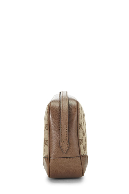 Gucci,  Brown Original GG Canvas Bree Crossbody, Brown