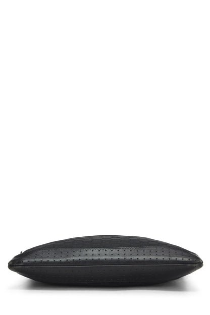 Gucci,  Black Canvas Pocket Messenger, Black