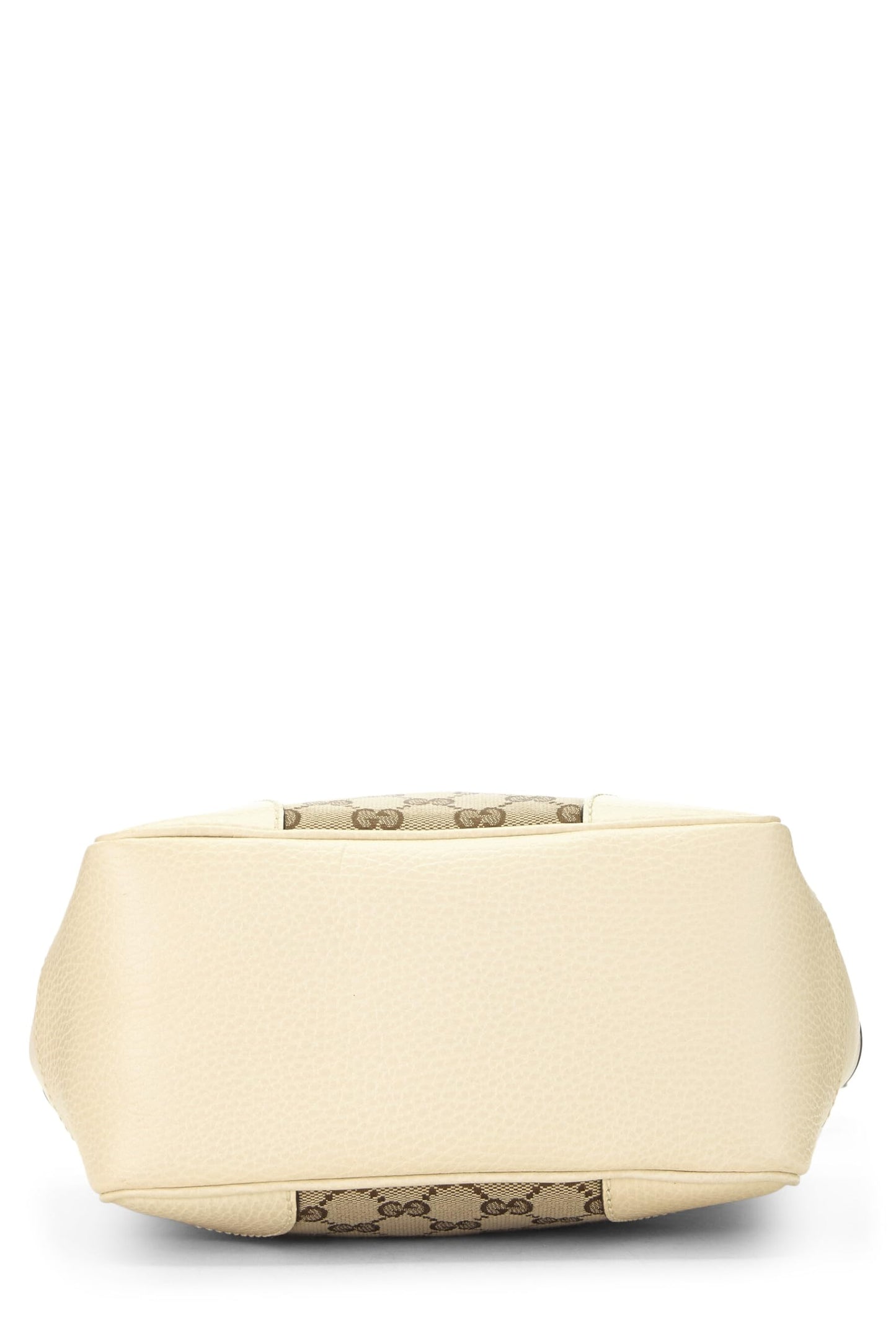 Gucci,  Cream Original GG Canvas Bree Top Handle Tote Small, White